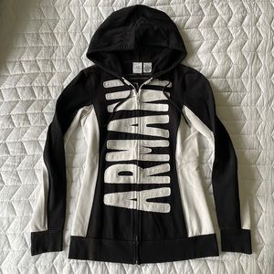 Vintage Armani Exchange Zip-Up Hoodie